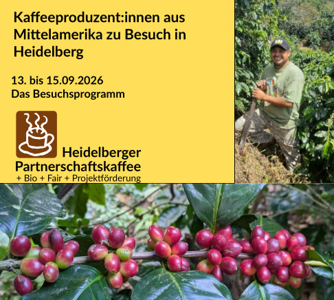Kaffee-Produzent:innen besuchen Heidelberg